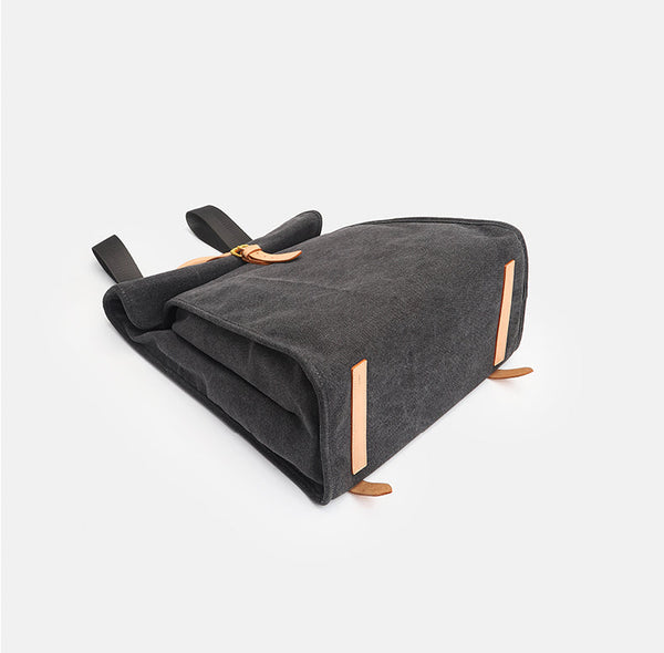 Womens Vintage Canvas Backpack Purse Laptop Rucksack Bag Durable