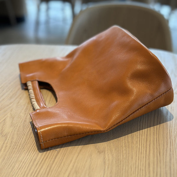 Womens Vintage Leather Satchel Purse Shoulder Bag with Top Handle Quality