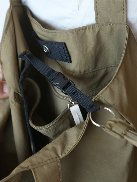 nylon tote bag inside