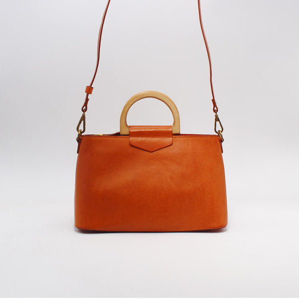 Unique Womens Brown Leather Handbags Leather Crossbody Bags for Women