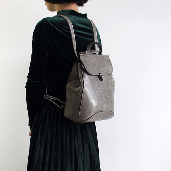 Cute Womens Leather Backpack Purse Leather Crossbody Bags for Women