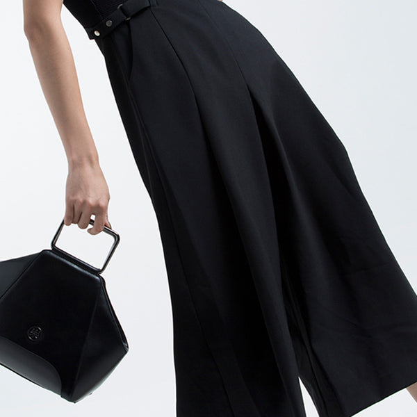 Ladies Designer Handbags Black Genuine Leather Handbags for Women