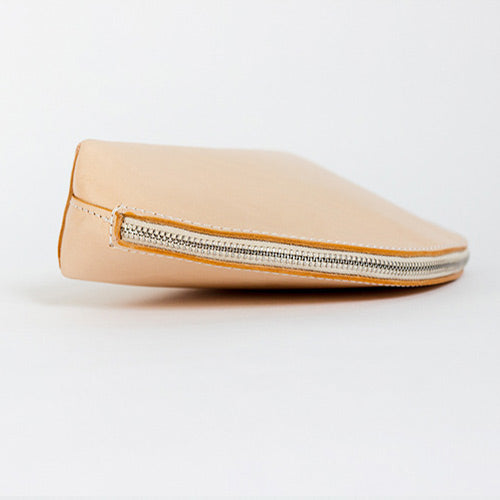 Handmade Leather Half-Round Handbag Circle Leather Bags Purse women