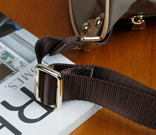 Ladies Black Nylon Crossbody Bag Chest Bag For Women