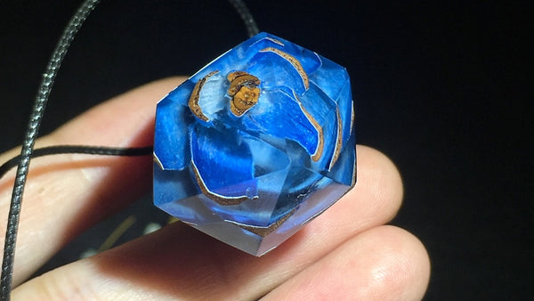 Pinecone and Resin Pendant Necklace Handmade Unique Jewelry For Women Men