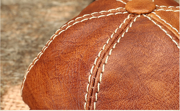 Womens Cap Shaped Mini Leather Crossbody Purse Cross Shoulder Bag