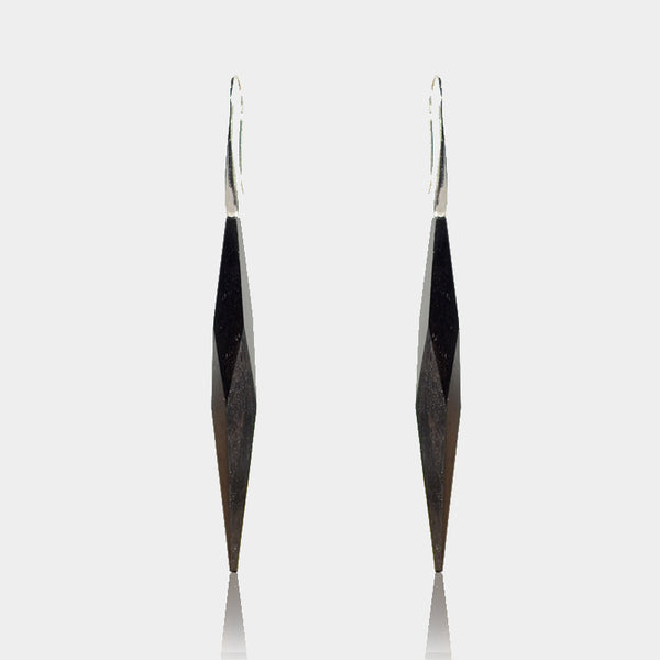 Handmade Wood Sterling Silver Drop Earrings Unique Jewelry Accessories for Women