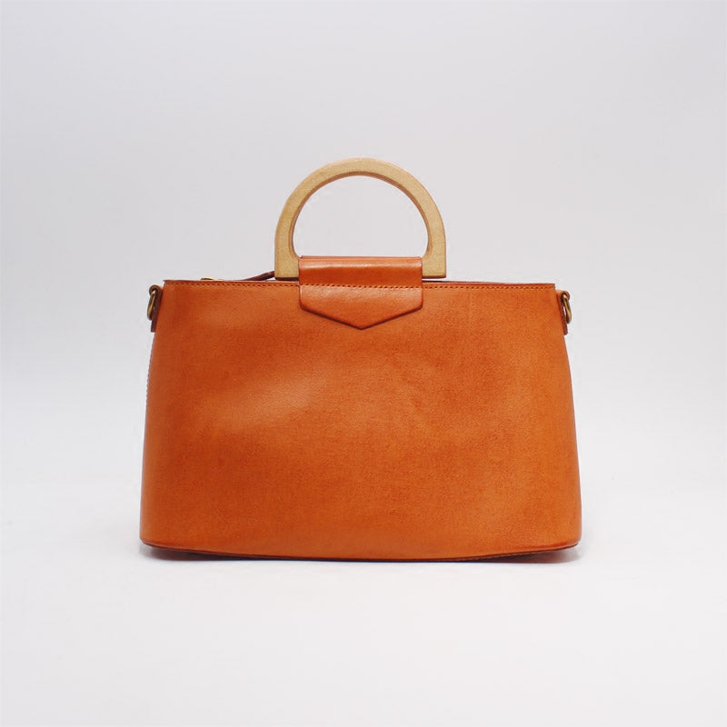 Unique Womens Brown Leather Handbags Leather Crossbody Bags for Women