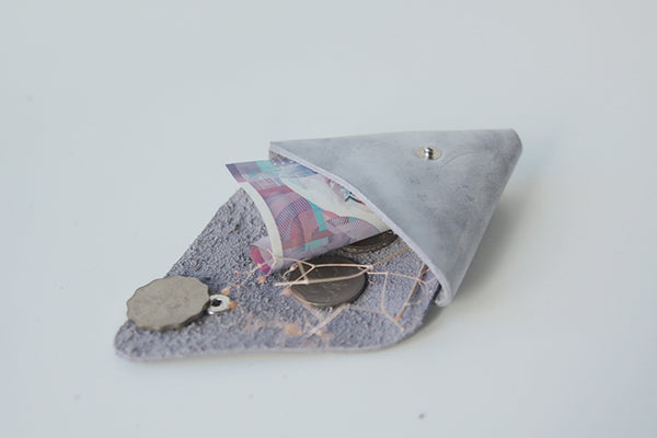 Cute Womens Triangular Coin Purse Small Leather Wallets for Women
