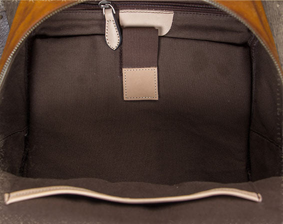 14 Inch Women's Leather Laptop Backpack Purse Book Bags for Women Details