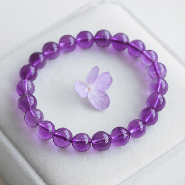 Amethyst Beaded Bracelet Handmade Jewelry Accessories Gifts for Women