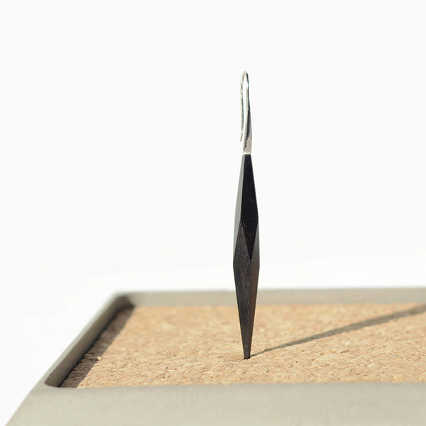 Handmade Wood Sterling Silver Drop Earrings Unique Jewelry Accessories for Women