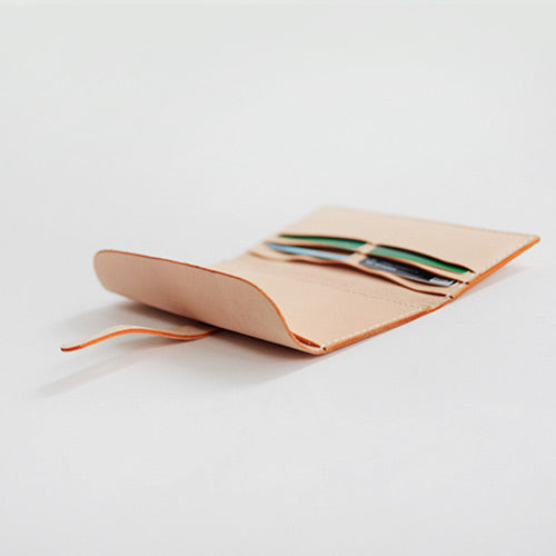 Handmade Vintage Leather Long Wallets Purse Clutch for Women