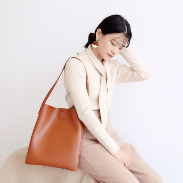 Original Genuine Leather Tote Bag Handbag Shoulder bag Purse Gifts for Women