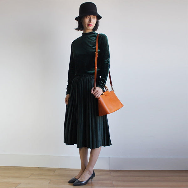 Unique Womens Red Leather Handbags Crossbody Bags Purse for Women