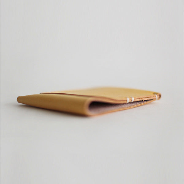 Womens Handmade Leather Card Wallet Slim Wallet Purses for Women