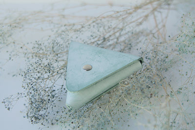 Cute Womens Triangular Coin Purse Small Leather Wallets for Women