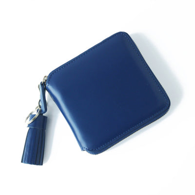 Women Cute Leather Short Zip Wallet Coin Wallet Tassel Purse for Women