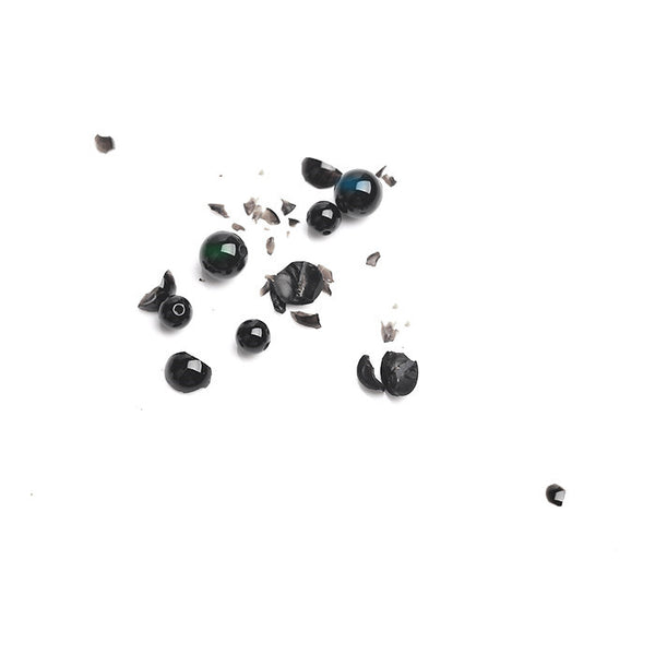 Sterling Silver Obsidian Agate Blue Sandstone Bead Bracelet Jewelry Accessories Women Men