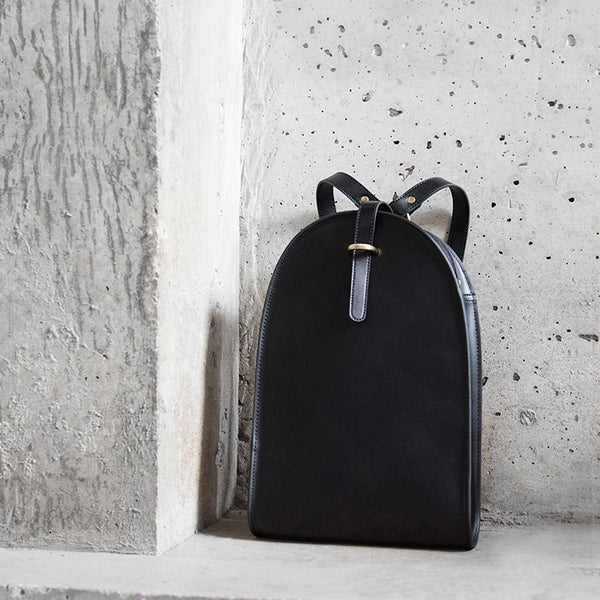 Vintage Genuine Leather Backpacks Travel Bag Laptop Bag Women