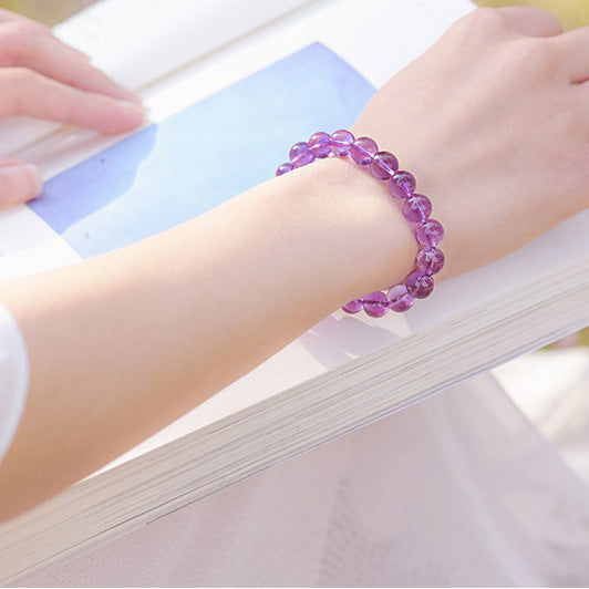 Amethyst Beaded Bracelet Handmade Jewelry Accessories Gifts for Women