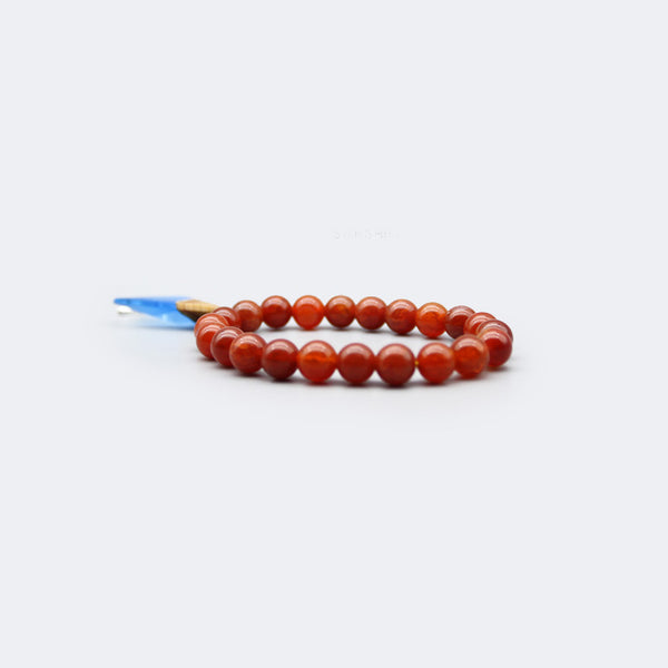 Agate Wood Resin Beaded Bracelet Handmade Unique Jewelry For Women Men