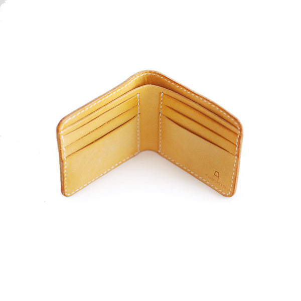 Handmade Leather Short Wallet Card Wallet Purse Accessories Women
