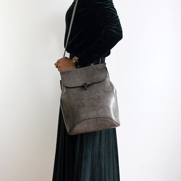 Cute Womens Leather Backpack Purse Leather Crossbody Bags for Women