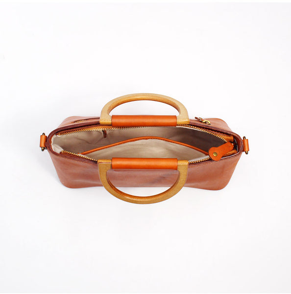 Unique Womens Brown Leather Handbags Leather Crossbody Bags for Women