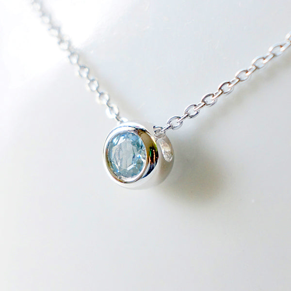 Aquamarine Pendant Necklace