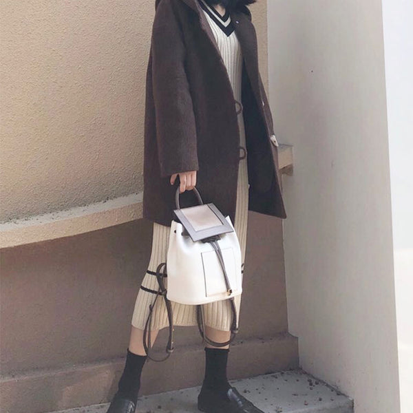 Awesome Ladies Genuine Leather Backpack Purse Book Bags for Women Unique