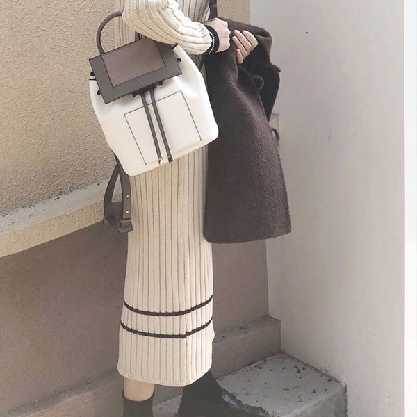 Awesome Ladies Genuine Leather Backpack Purse Book Bags for Women trendy