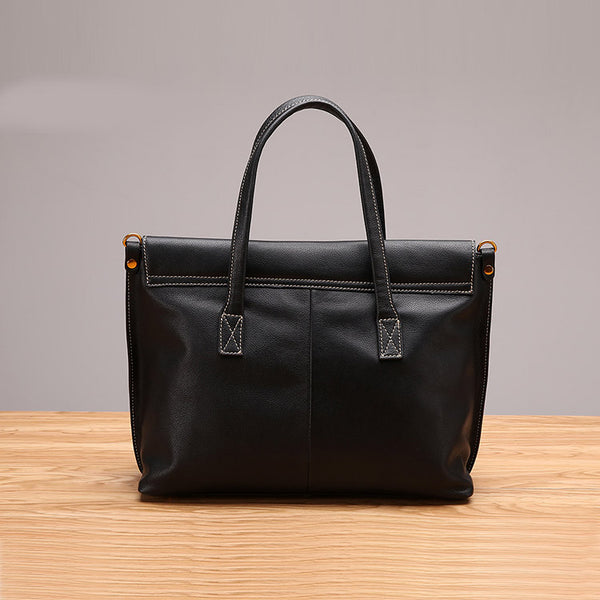 Beige Leather Womens Handbags Work Bags Shoulder Bag for Women