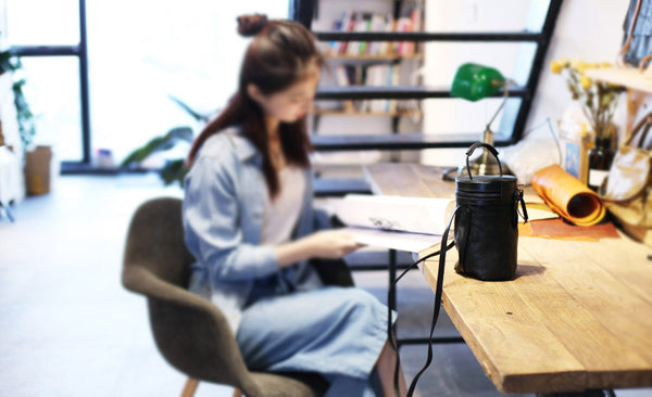 Black Leather Bucket Bag Womens Handbags Crossbody Bags for Women stylish