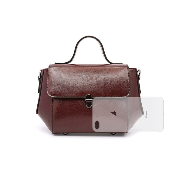 Black Leather Womens Crossbody Bags Leather Handbags for Women work bag