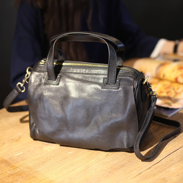 Black Leather Womens Handbags Crossbody Bags Shoulder Bag for Women beautiful