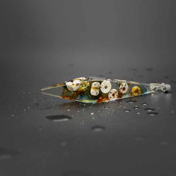 Bodhi Resin Pendant Necklace Unique Handmade Jewelry Accessories Women Men gift