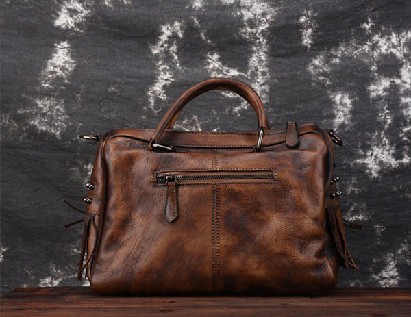 Boho Women's Leather Handbags Purse Crossbody Sling Bag For Women Cowhide