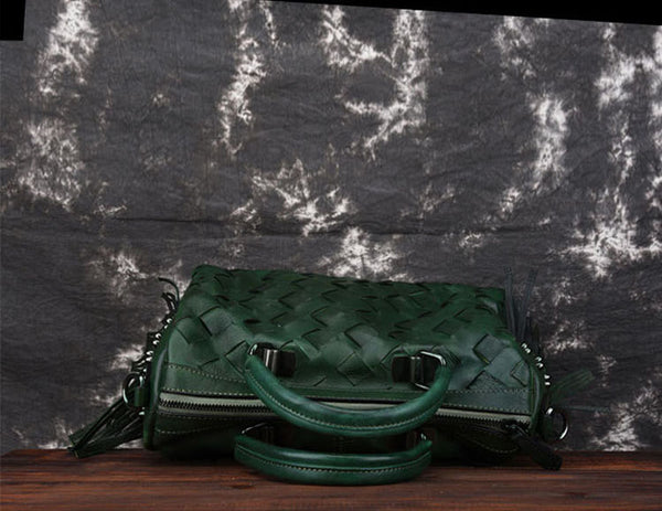 Boho Women's Leather Handbags Purse Crossbody Sling Bag For Women Funky