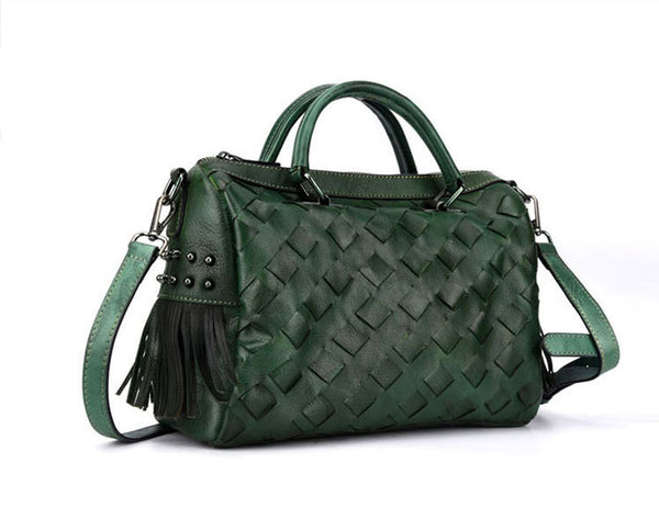 Boho Women's Leather Handbags Purse Crossbody Sling Bag For Women Gift