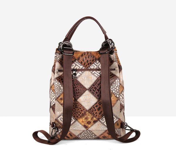 Boho Womens Bucket Backpack Purse Western Backpack Back