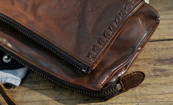 Boho Womens Leather Wallet That Holds Phone Leather Wallets With Tassels For Women Durable