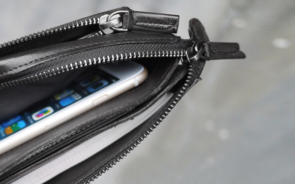 Boho Womens Leather Wallet That Holds Phone Leather Wallets With Tassels For Women Quality