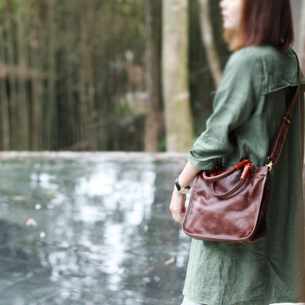 Brown Leather Totes Womens Unique Handbags Crossbody Bags for Women best