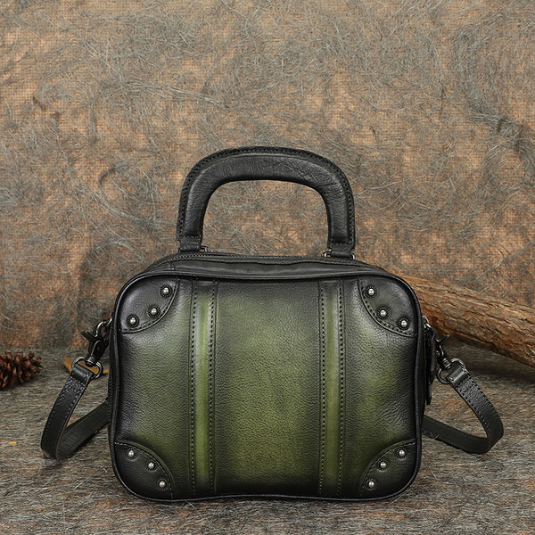 Brown Womens Designer Leather Handbags Small Crossbody Purse for Women beautiful