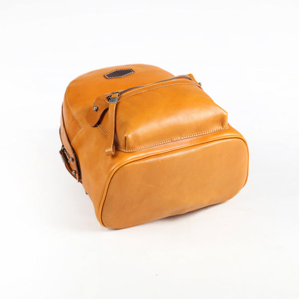Casual Womens Genuine Leather Backpack Leather Rucksack Cool