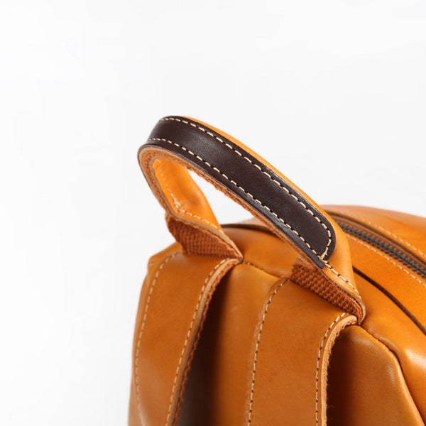 Casual Womens Genuine Leather Backpack Leather Rucksack Durable