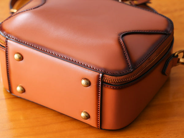 Chic Cube Bag Womens Leather Crossbody Bags Shoulder Bag for Women Designer