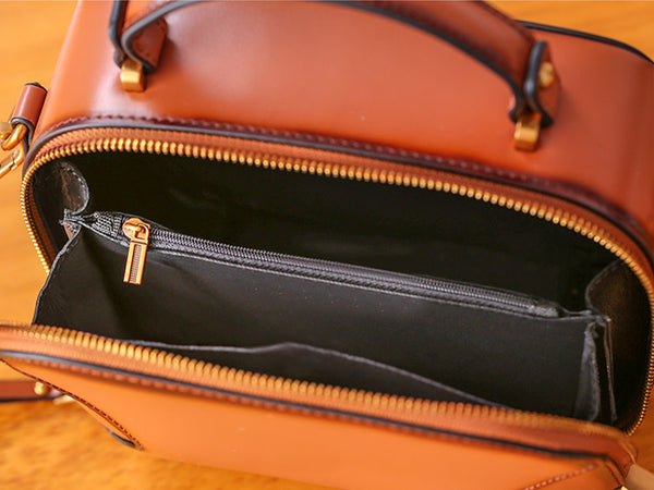 Chic Cube Bag Womens Leather Crossbody Bags Shoulder Bag for Women Details