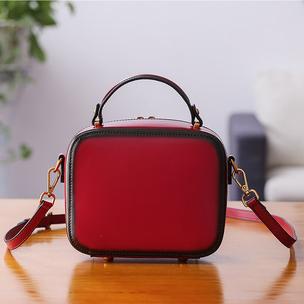 Chic Cube Bag Womens Leather Crossbody Bags Shoulder Bag for Women Original